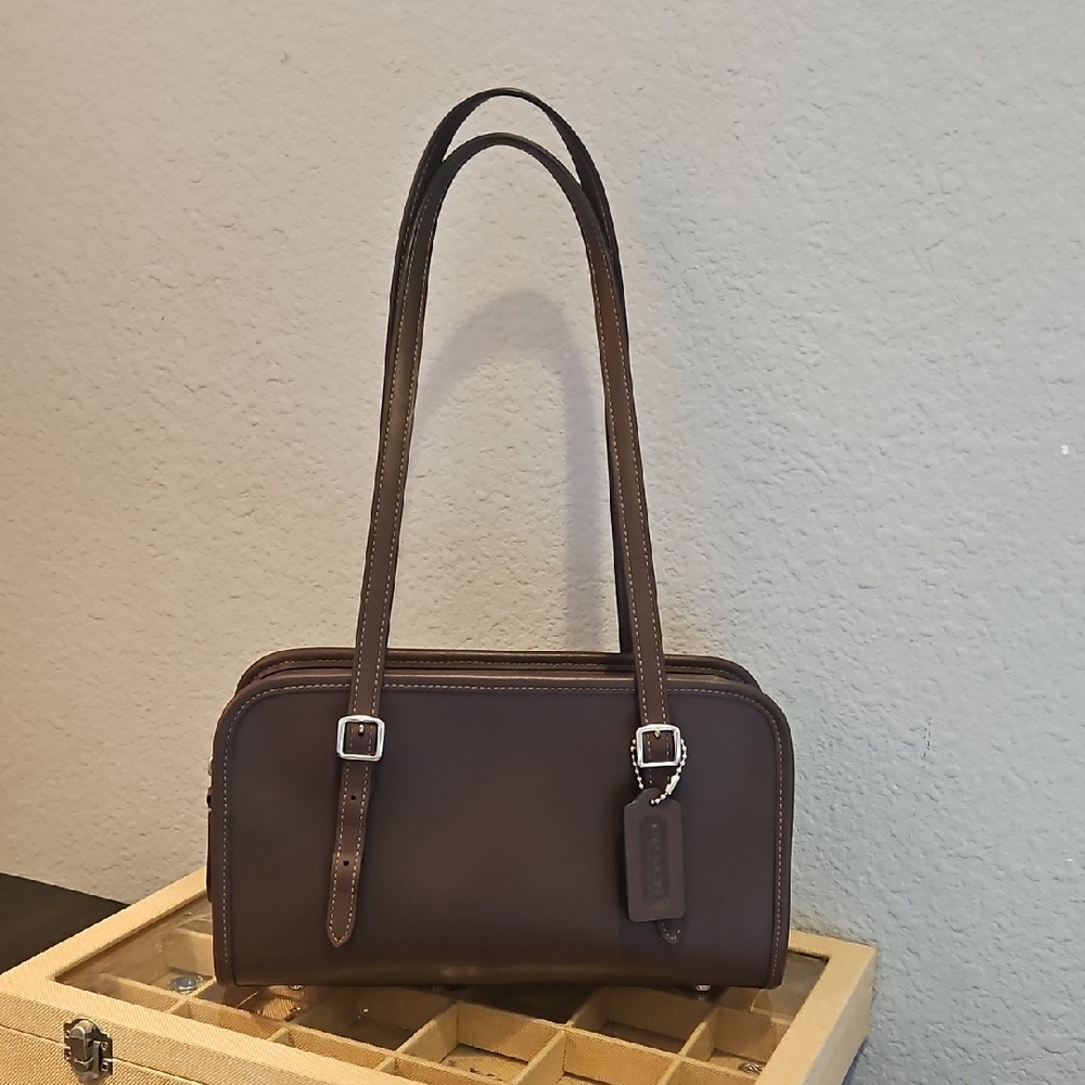 Coach Brown Leather Shoulder Bag